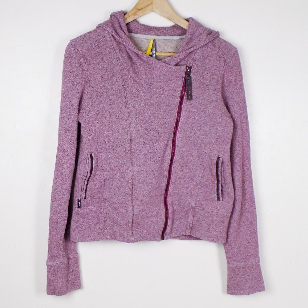 Lole double front zip hoodie jacket french terry sweatshirt